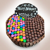 Gems Nutties KitKat Cake